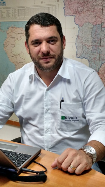 Guilherme Ferreira Souza, mestre em Irrigação e Drenagem - Crédito Rivulis