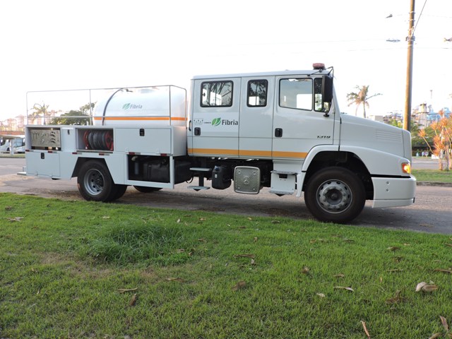  Caminhão de combate a incêndio, adotado pela Fibria - CréditoFibria
