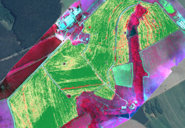 Após a plantação, o drone fornece indicadores qualitativos e quantitativos do plantio - Crédito Geofito