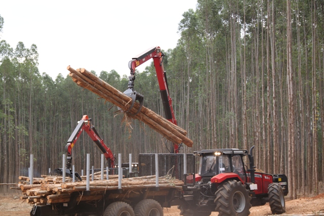 O transporte florestal pode ser definido como a movimentação de madeira dos pátios ou margens das estradas até o local de consumo ou para a indústria -