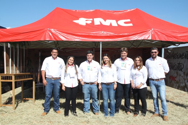 Equipe da FMC presente no Dia de Campo da Amipa - Crédito Luize Hess