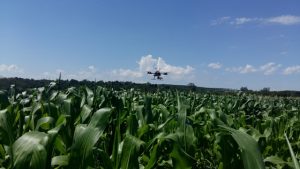 A agricultura de precisão é hoje um dos principais mercados para a utilização de drones - Crédito Embrapa Instrumentação