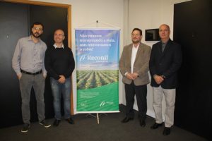 Guilheme Reis, Daniel Friedlander, Reginaldo Sene e Paulo Tibúrcio da empresa Albaugh - Crédito Ana Maria Diniz