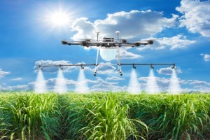 Os drones se fazem cada vez mais presentes no meio rural - Crédito Shutterstock