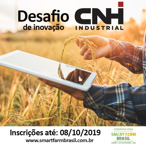 Desafio CNH Industrial de Inovação acontece durante a Smart Farm Brasil